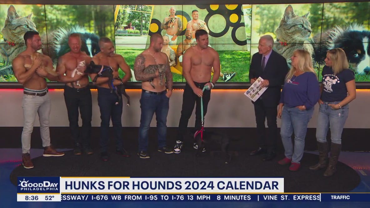 Hunks for Hounds 2024 calendar revealed